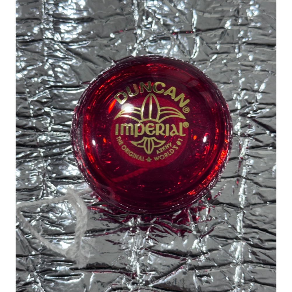 Duncan Imperial Yo-Yo Translucent Red Classic Looping Toy Gold Logo AZKHY #1